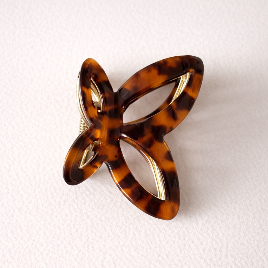 Skřipec do vlasů MOTÝL Classic Tortoise2